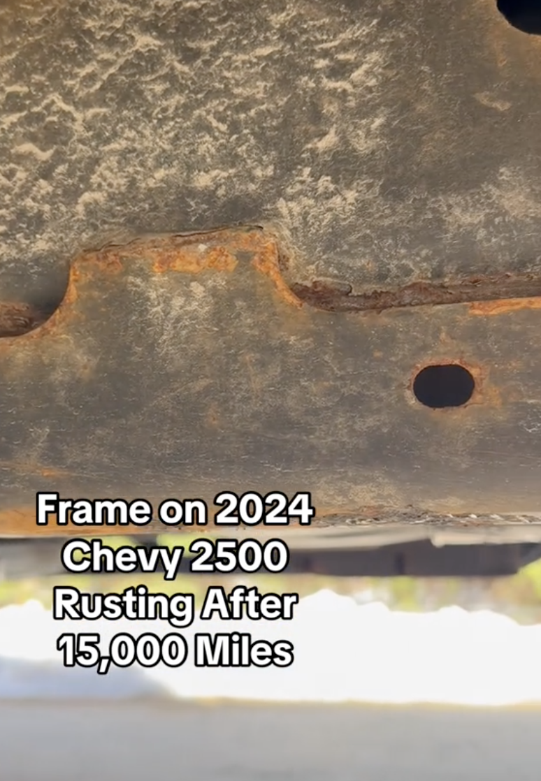 a rusted out chevy truck